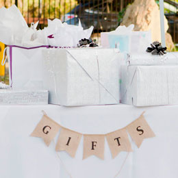 Gift table