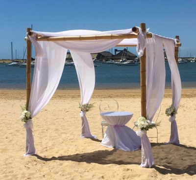 Premium Gazebo with full draping $242.00