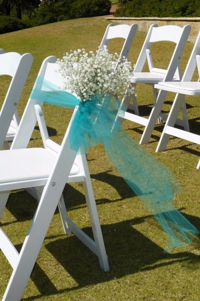 Chair Sash and Flowers P.O.A.