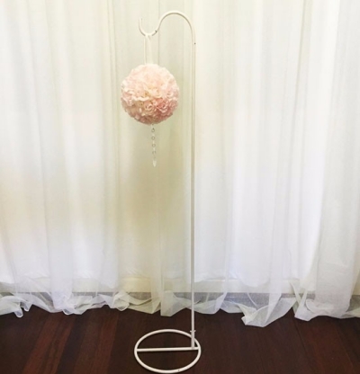 Shepherd hook with flower ball from $12.10