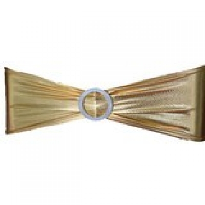 Gold lycra chair band