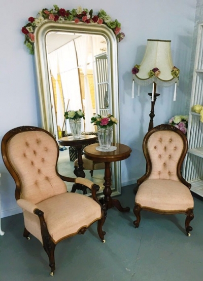 Vintage furniture selection