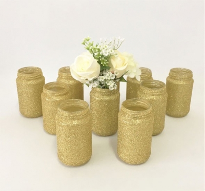 Assorted gold vases P.O.A.