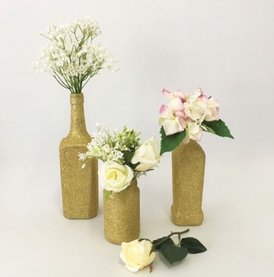 Assorted gold vases P.O.A.
