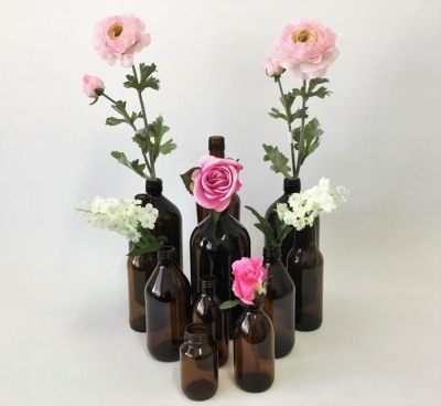 Assorted glass vases P.O.A.