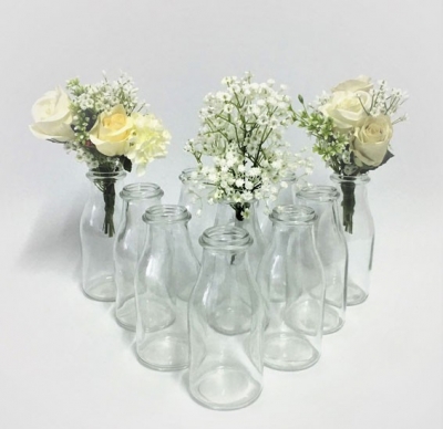 Assorted glass vases P.O.A.