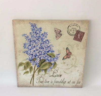 Hydranger love sign 40cm x 40cm $11.00 each