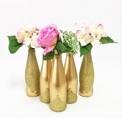 Assorted gold vases P.O.A.