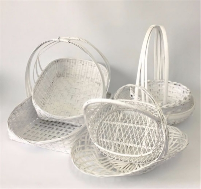 Various cane baskets. Small $4.40 each, Medium $8.80 each