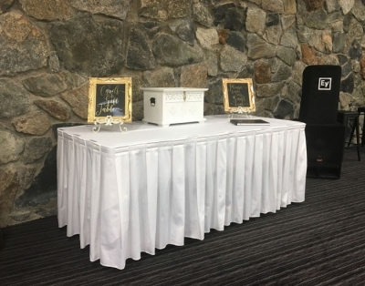 White Wooden Card Box $38.50