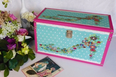 Wooden Card Box $38.50
