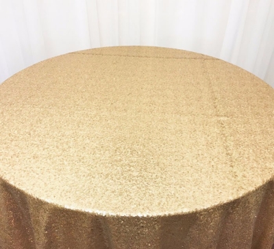Gold sequin table cloth (1.9m x 1.9m) $33.00 each