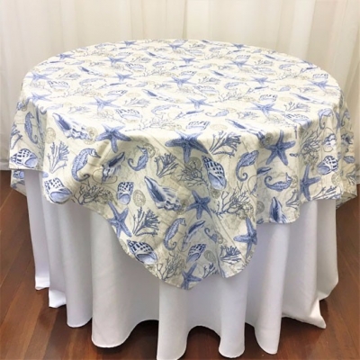 Seashell printed overlay $13.20 each