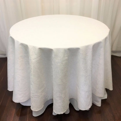 White Damask tablecloth $22.00 each - 1 available