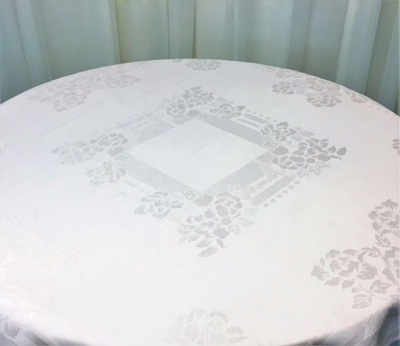 Vintage pink damask tablecloth $13.20 each - 1 available