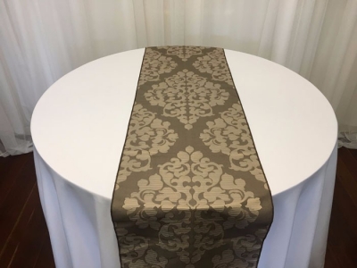 Chocolate baroque table runner $7.70 each