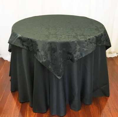 Black Damask overlay $13.20 each