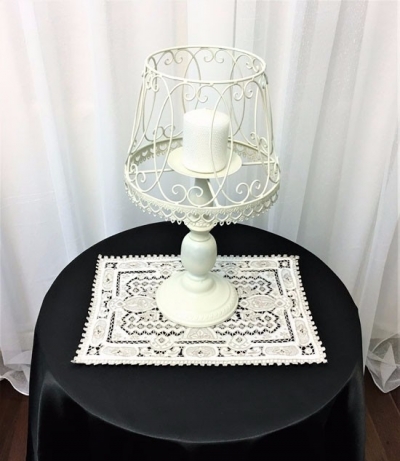 Lace overlay for side table $7.70 each