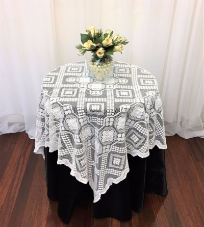 Lace overlay for side table $11.00 each
