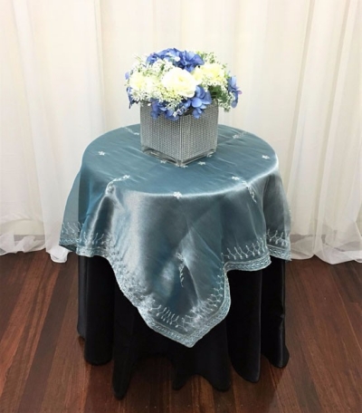 Beaded organza tablecloth small $7.70 each
