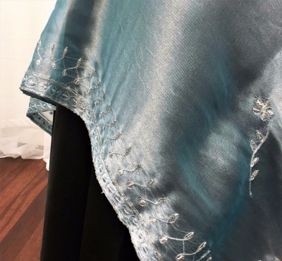 Beaded organza tablecloth small $7.70 each