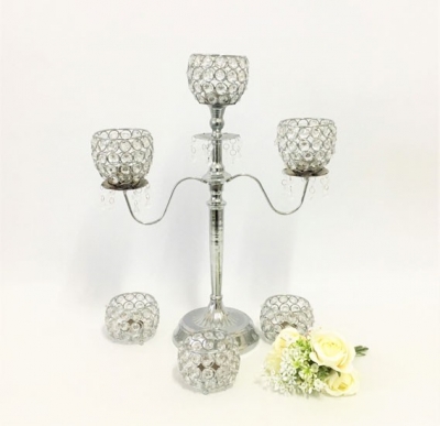 Wire & crystal votive candle holder $3.30 each including tea light