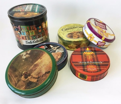 Selection of vintage tins $2.50 each
