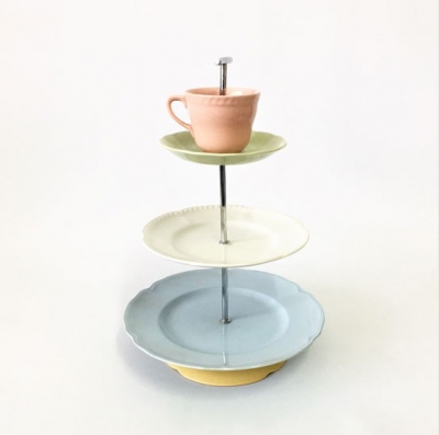 3 tier cake plate $16.50 each