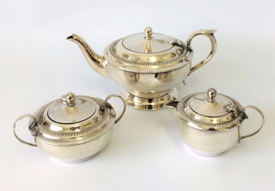 Vintage silver tea set $38.40 set