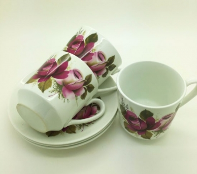 Cup and saucer set $2.50 set