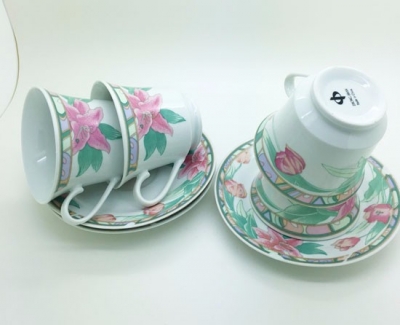 Cup and saucer set $2.50 set