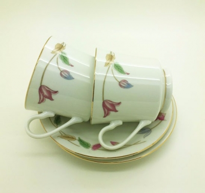 Cup and saucer set $2.50 set
