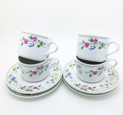 Cup and saucer set $2.50 set