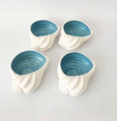 Shell tea light holder with tea light $3.30 each