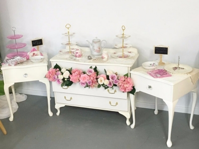 Vintage Cake Table ensemble $187.00 (Not available for DIY)