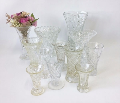 Assorted vintage vases $POA