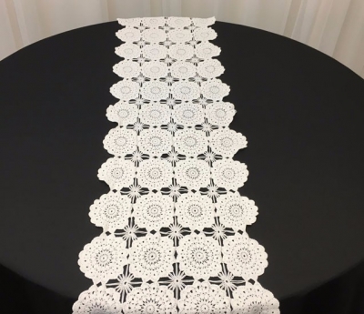 Vintage table runner - see Linen catalogue for pricing