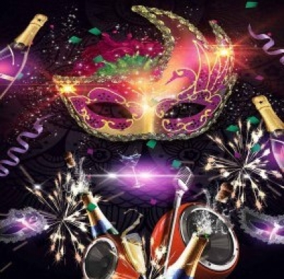 Mardi Gras masks 3mx3m $132.00 installed 2 available